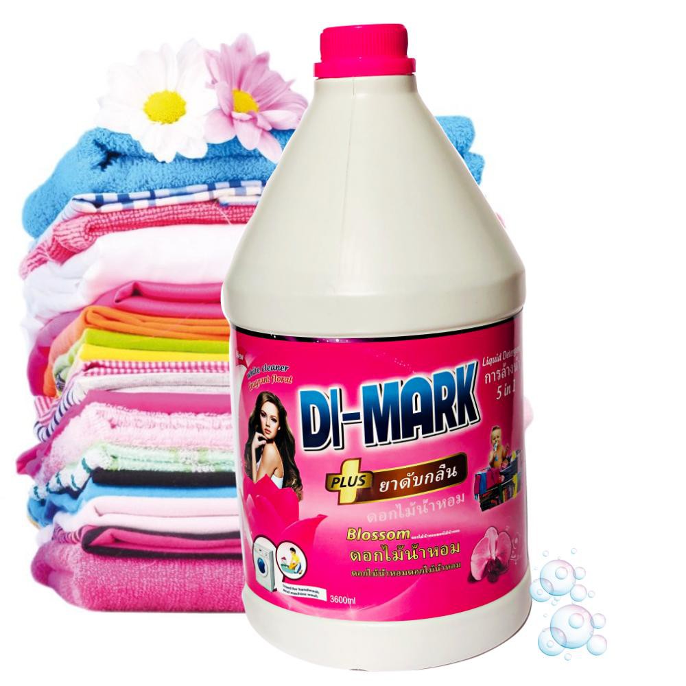 Nước Giặt Xả DI-MARK Hồng 3,6 Lít Hương Thơm Lâu Thấm Sâu Từng Sợi Vải