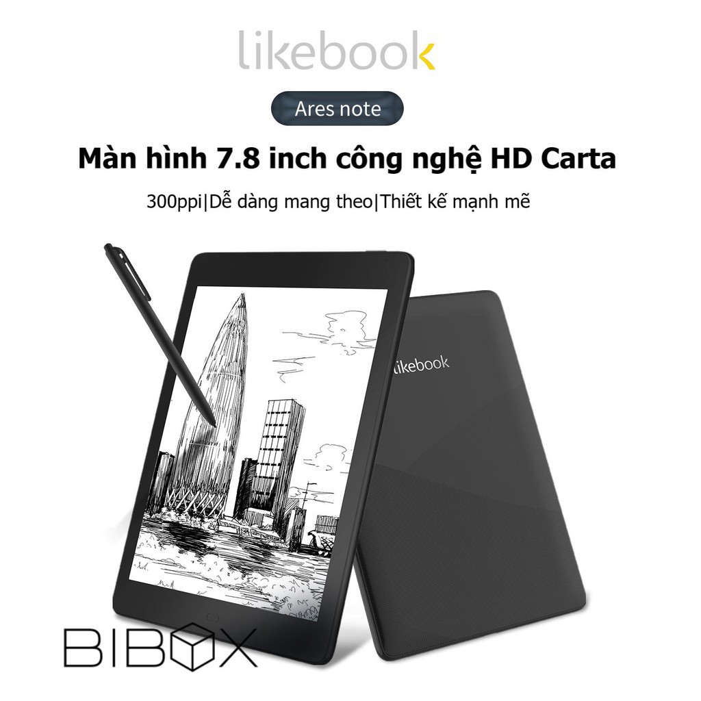 Dán màn hình Máy đọc sách Likebook Ares - Hàng chính hãng