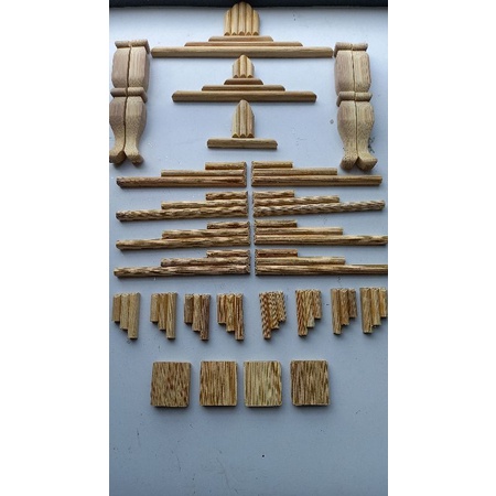 phụ kiện tre để gắn lồng chim chào mào