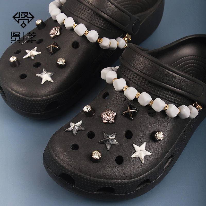 crocs sticker Bộ Phụ Kiện Trang Trí Giày Dễ Thương DIYshoes sticker Accessories Stickers Sandals Shoe Decoration