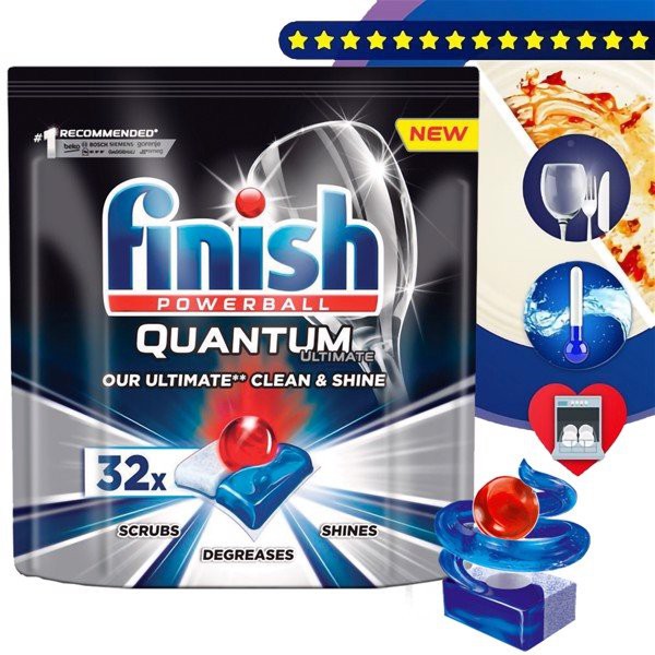 Viên rửa bát Finish nhật bản 150 + muối rửa bát finish 1.5 kg, viên finish quantum ultimate 60, finish classic 90