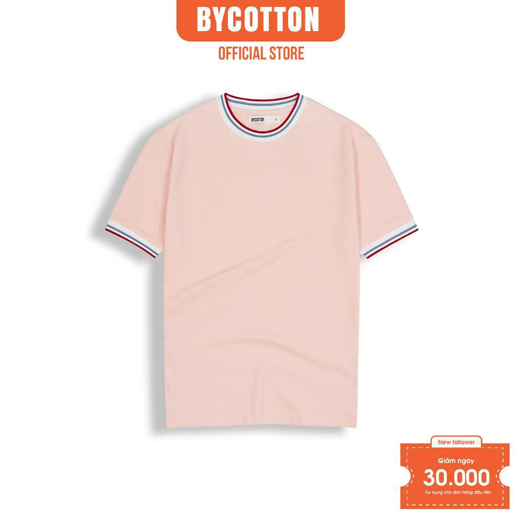 Áo Thun Nam Cao Cấp Tee Pique Light Pink BY COTTON