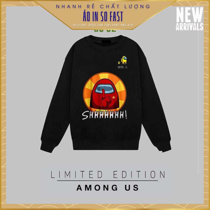 Sweater game Among us| Ưu đãi giá áo nỉ chất siêu đẹp