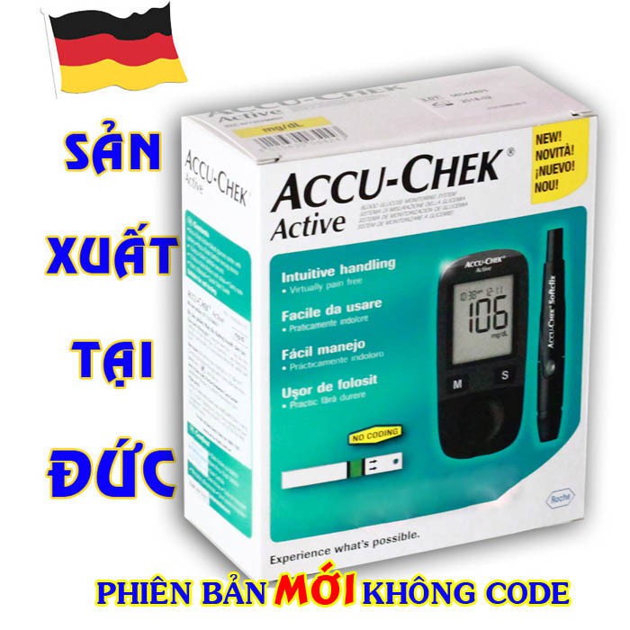 Máy đo tiểu đường Accu-Chek Active ( Chính hãng bảo hành trọn đời )