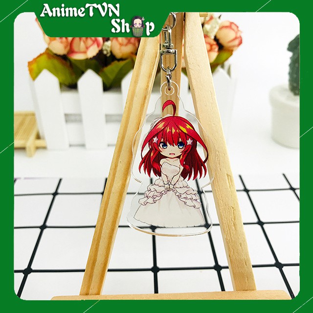 Móc khoá Mica anime 5-toubun no Hanayome (Loại Treo nhân vật) - Nhựa Cứng Acrylic In 2 mặt sắc nét ( ảnh thật )