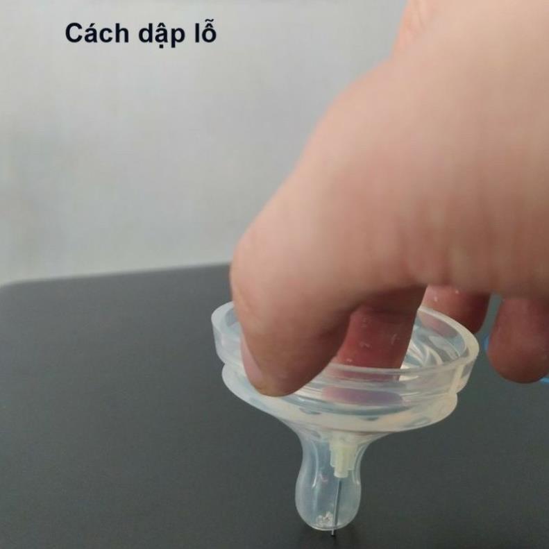 Dụng cụ dập lỗ núm ti - đục lỗ bình sưa tiện lợi cho bé