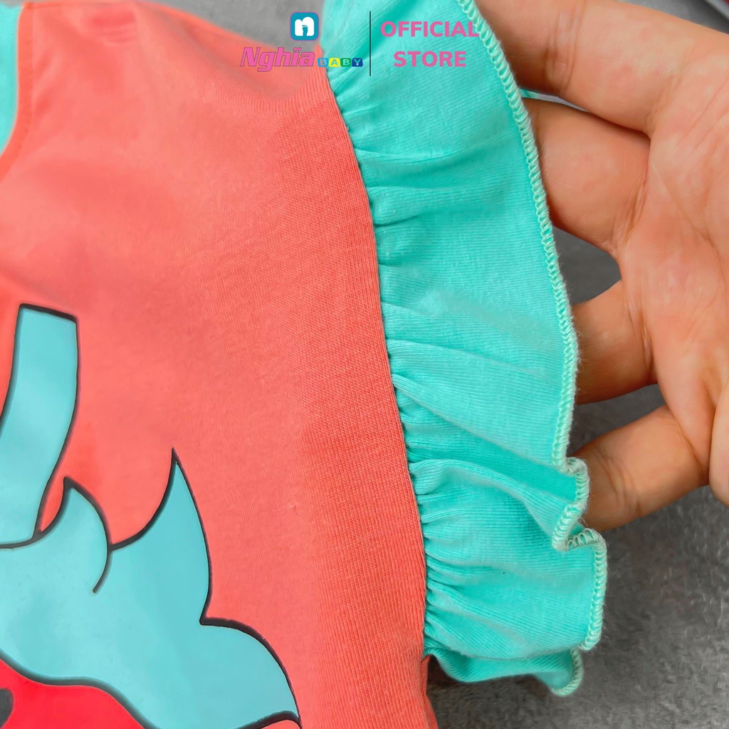 Đồ bộ bé gái NGHĨA BABY dành cho bé từ 12kg-40kg