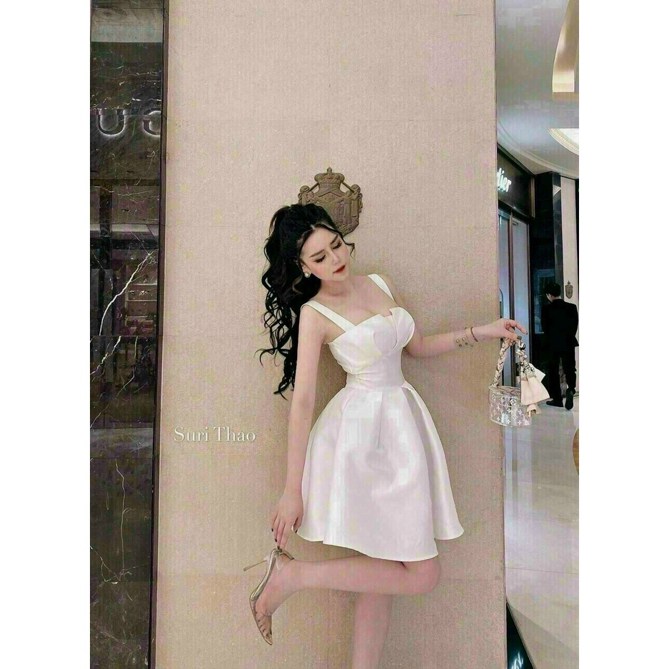 Đầm Xoè 2 Dây Cúp Ngực Có Mút Cực Xinh