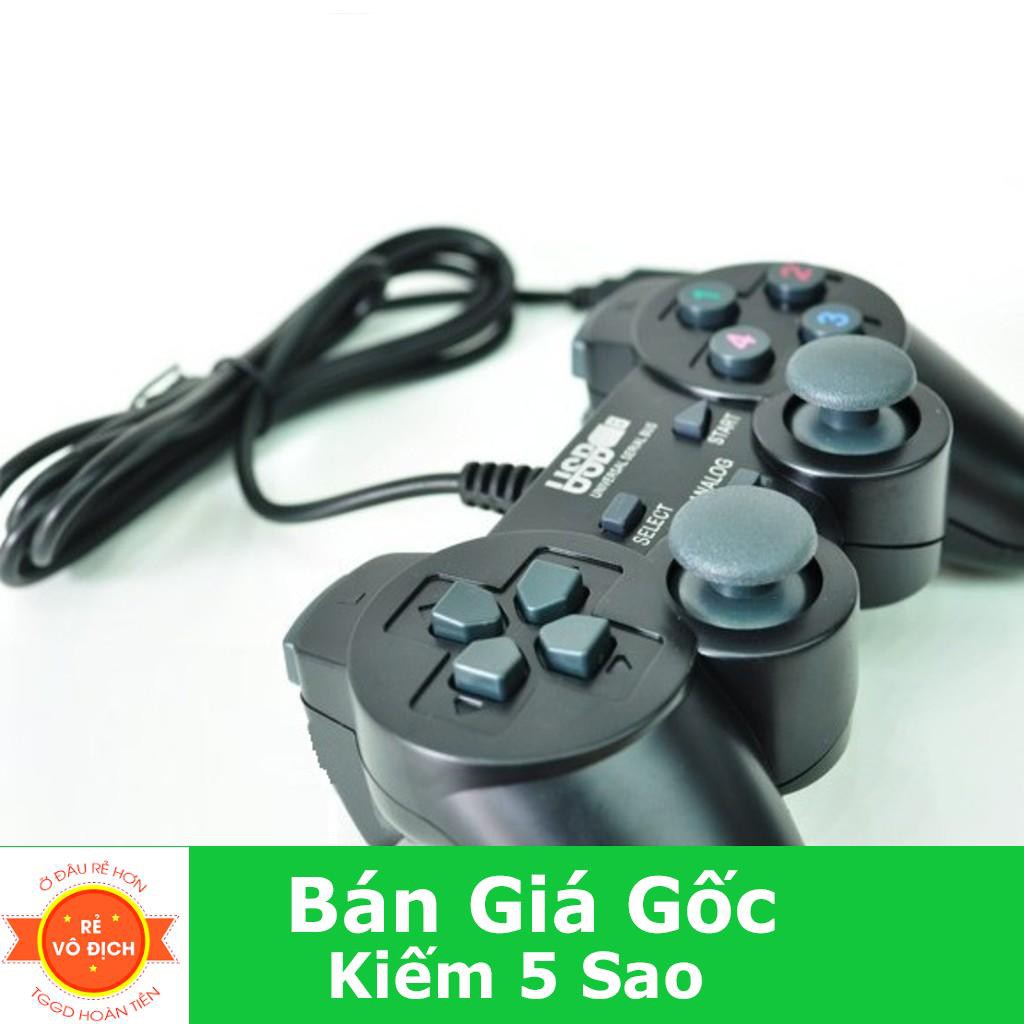 Tay cầm game đơn cho PC có rung khi chơi game nhập vai, giả lập cực hay VP10622
