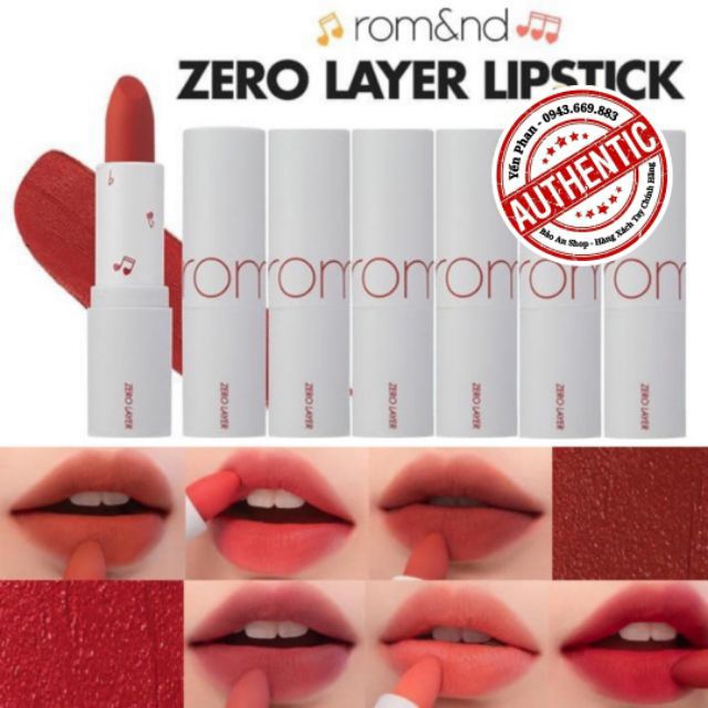 Son Thỏi ROMAND ZERO LAYER LIPSTICK