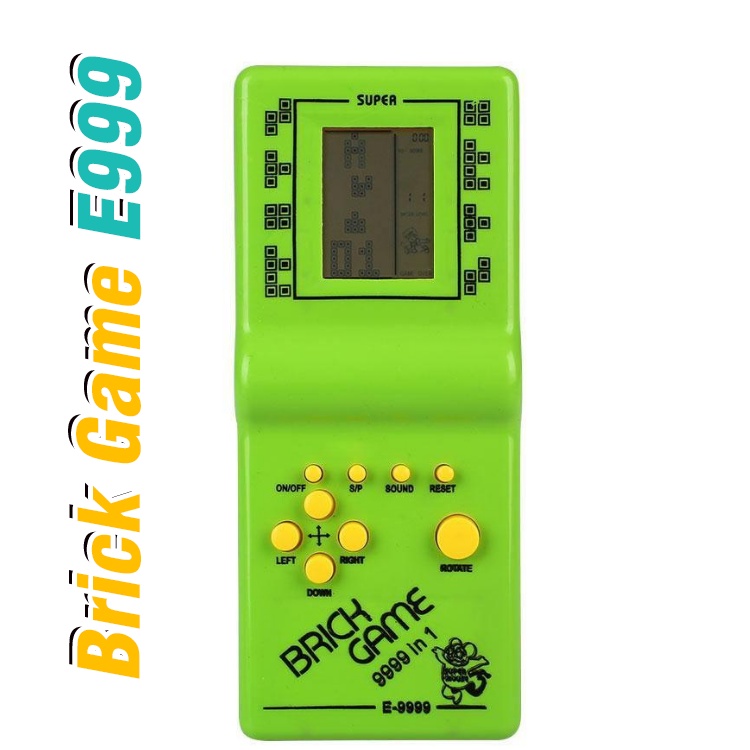 Máy chơi game xếp hình xếp gạch Brick game cầm tay E999