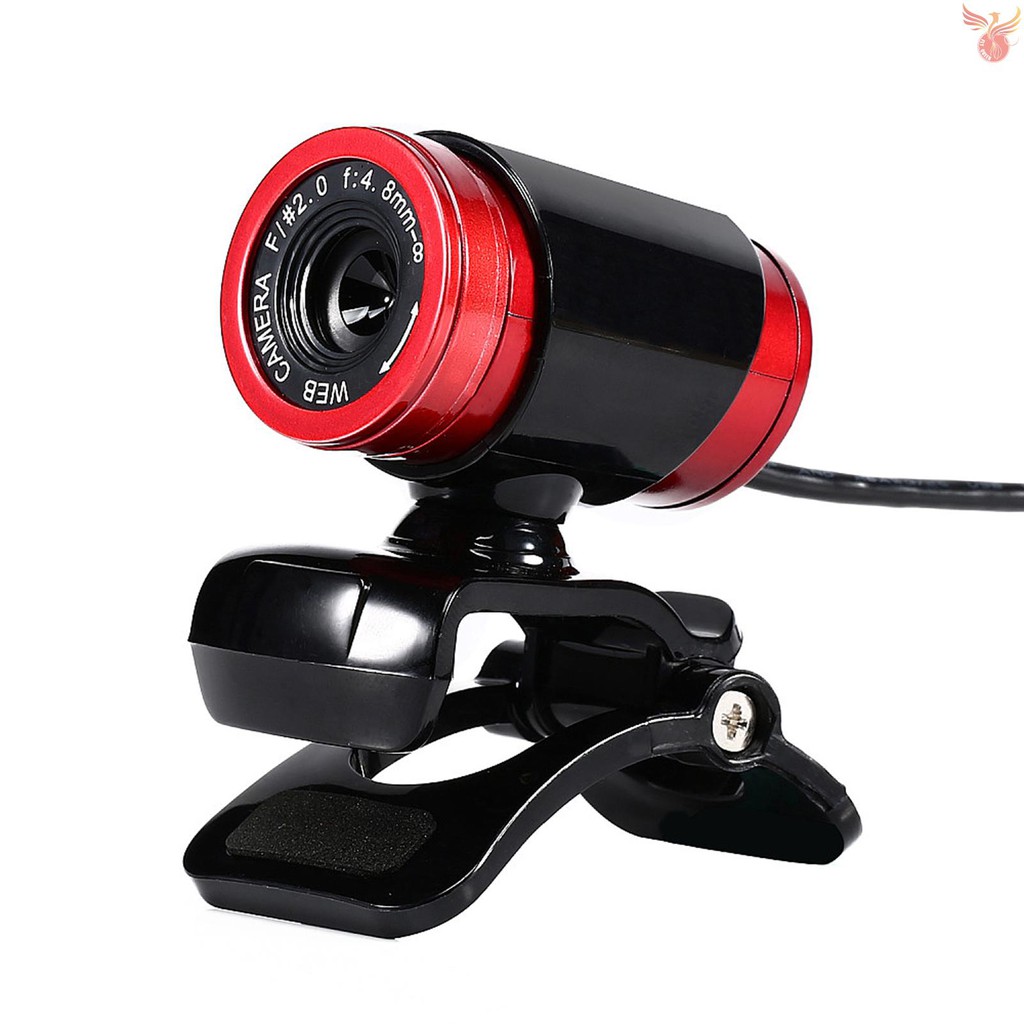 Webcam Usb 2.0 0.3 Triệu Pixels Có Thể Xoay 360 Độ Dành Cho Máy Tính / Laptop