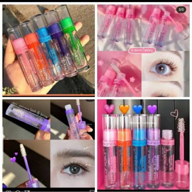 (hàng Mới Về) Mascara Làm Sạch Lông Mi Trong Suốt Phong Cách Thái Lan