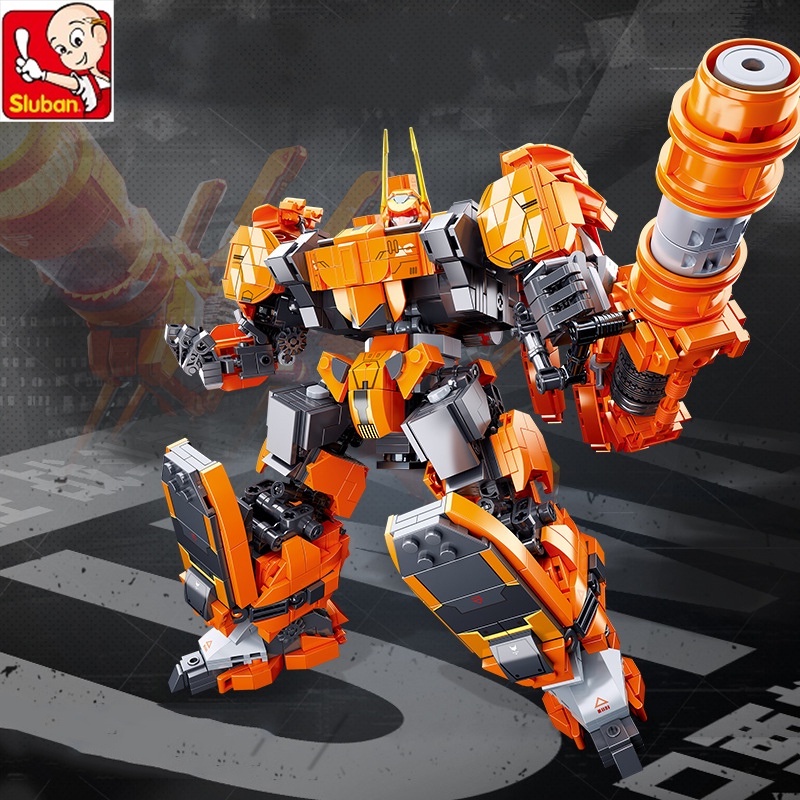 SLUBAN Bộ Đồ Chơi Lắp Ráp Lego Robot 1385 Mảnh