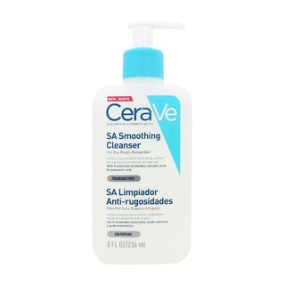 Sữa rửa mặt dịu nhẹ ngừa mụn, làm mịn da dành cho da khô, nhạy cảm CeraVe SA Smoothing Cleanser 236ml - CHÍNH HÃNG