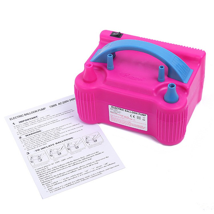 Máy bơm bong bóng bằng điện 2 van tiện lợi bền bỉ chính hãng HAPPYKID MBBBĐ