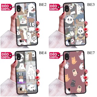 Ốp Lưng Samsung Đủ Dòng Dẻo 3 Chú Gấu Cute cho A10/A10S/A20/A30/A20S/A21S/A51/A50/A70/A30S/A50S/A01/A11/A31 Tráng Gương