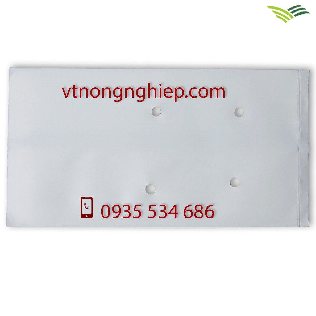 1kg Túi trồng cây 2 lớp trắng đen, miệng vuông 20x20, đường kính 20cm cao 40cm, dùng trồng dưa lưới, cà chua..