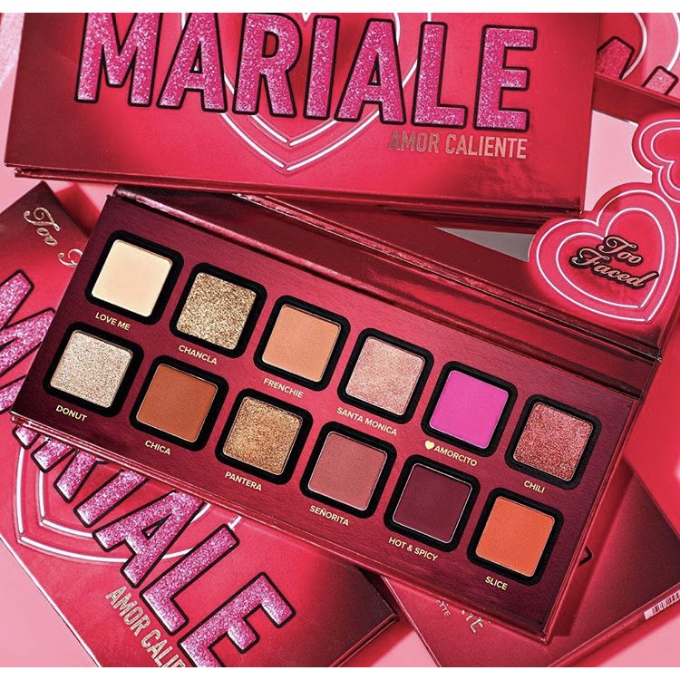 BẢNG PHẤN MẮT TOO FACED MARIALE AMOR CALIENTE EYE SHADOW PALETTE CHÍNH HÃNG - 9621