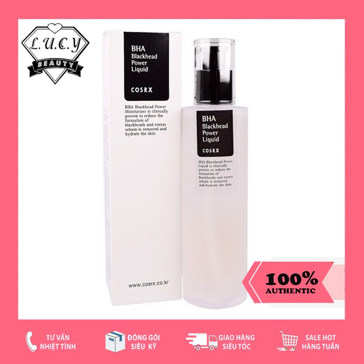 Hàng Hàn- Tẩy Da Chết Hóa Học COSRX BHA Blackhead Power Liquid