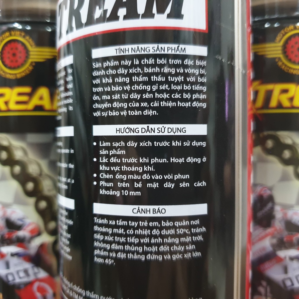 Xịt Dưỡng Sên Xtream Chain Lube 450ml