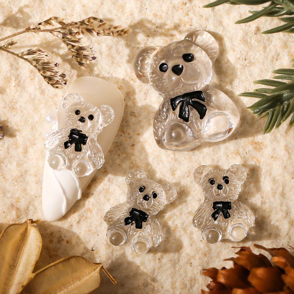 Phụ Kiện Trang Trí Móng Nghệ Thuật DIY Hình Gấu Hoạt Hình 3D