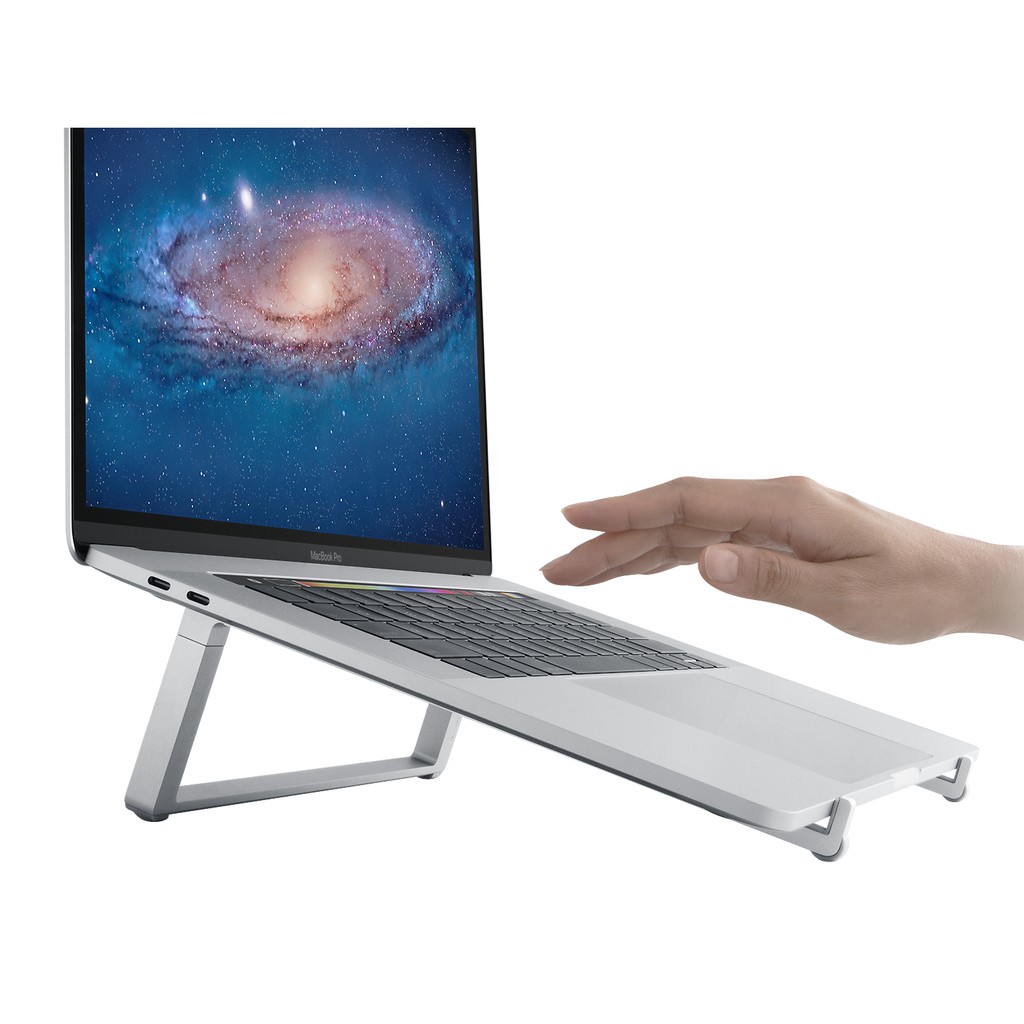 ĐẾ TẢN NHIỆT RAIN DESIGN (USA) MBAR PRO FOLDABLE LAPTOP SILVER - RD-10082-10083 - HÁNG CHÍNH HÃNG