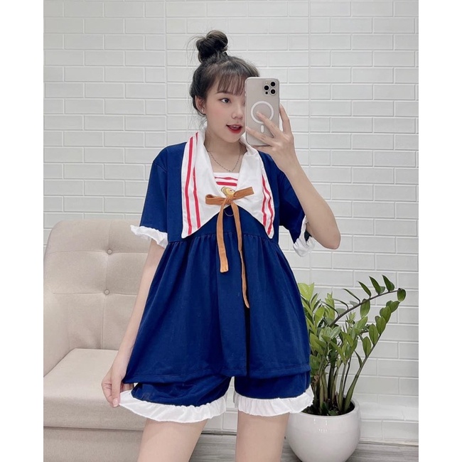 Set thuỷ thủ may cho khách xuất dư