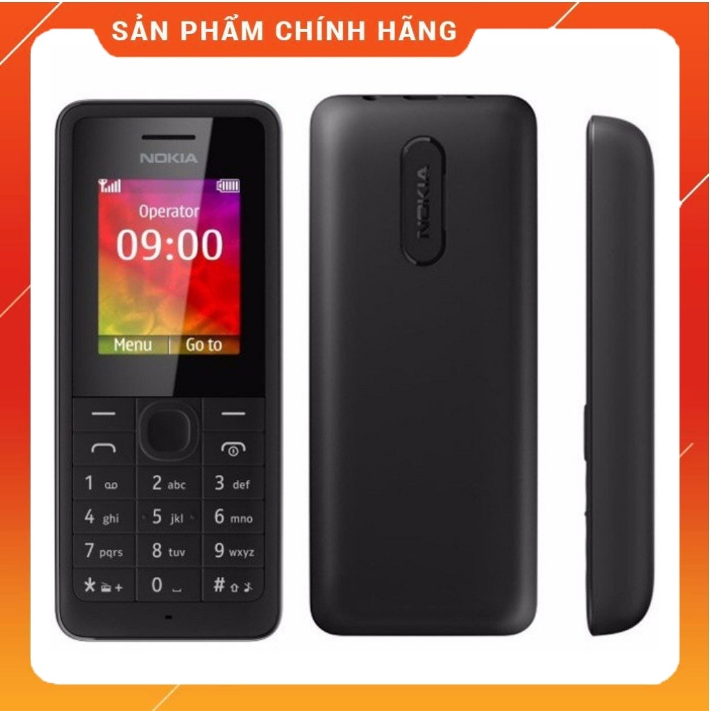[Mã ELFLASH3 hoàn 10K xu đơn 20K] ĐIỆN THOẠI NOKIA 106 Chính hãng Kèm Pin Sạc
