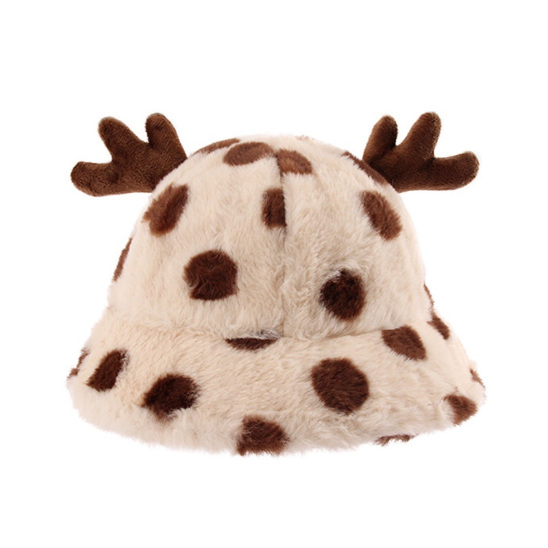 Nón Tai Bèo Họa Tiết Chấm Bi Thời Trang Thu Đông Cho Nữ