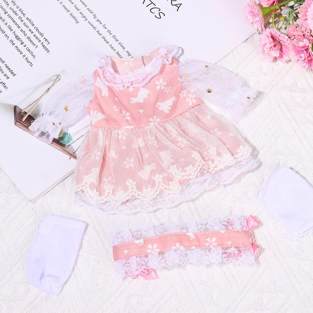 RAINBOW Bộ Quần Áo 5 Kiểu Khác Nhau Cho Búp Bê 25cm