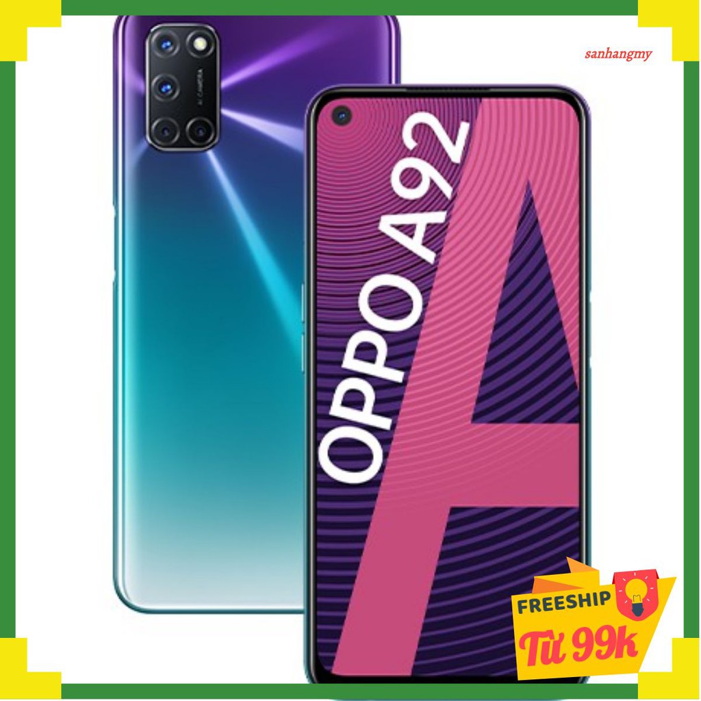 Điện thoại OPPO A92 ram 8gb 128gb mới 100% hàng chính hãng