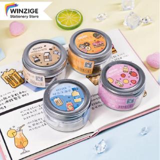 Hộp 45 nhãn dán họa tiết xinh xắn trang trí sổ lưu niệm