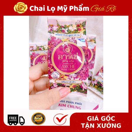 Kem Dưỡng Da ❤ RẺ VÔ ĐỊCH ❤  Kem AC Thái Arché pearl cream , nguyên liệu, công thức làm kem trộn trắng da body