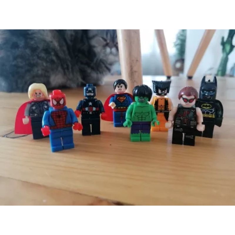 Bộ 8 Mô Hình Nhân Vật Siêu Anh Hùng Avengers