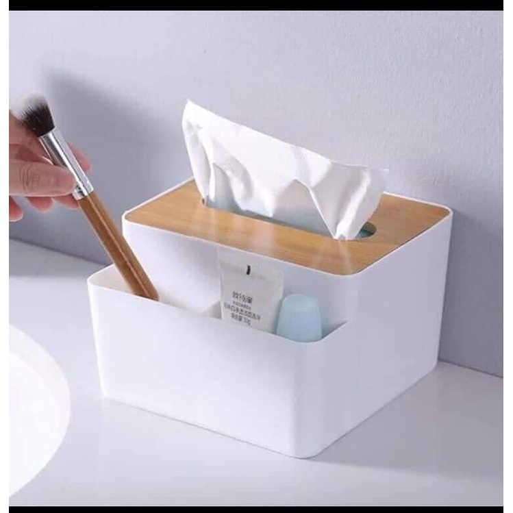 HỘP ĐỰNG GIẤY ĂN đa năng(14 cm x 14 cm x 9cm)