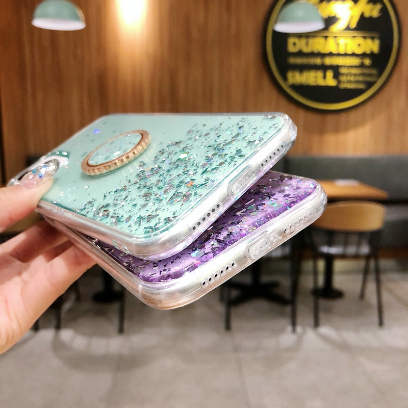 Samsung Galaxy A51 A71 A81 A91 A01 A10 A20 A30 A30S A40 A50 A5S A60 A70 A80 A90 A6 A7 A9 2018 M10 M20 Hard Glisten Fashion Texture Shining Starry Sky Case