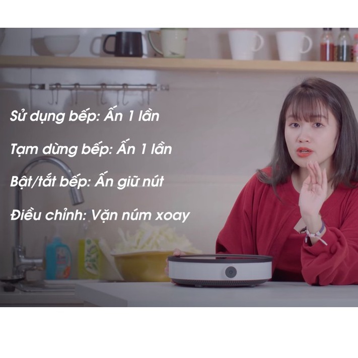 Bếp Từ - Điện Từ Xiaomi Mijia DLC002CM Youth Version2 Chính Hãng - Bếp Từ Đa Năng Tiện Dụng - Bảo Hành 12 Tháng