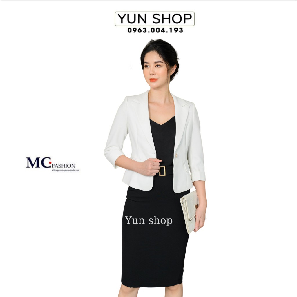 Áo Vest Nữ Thời Trang Màu Trắng Kiểu Dáng Tay Lỡ Đẹp Chuẩn Hãng MC Fashion TAV 392