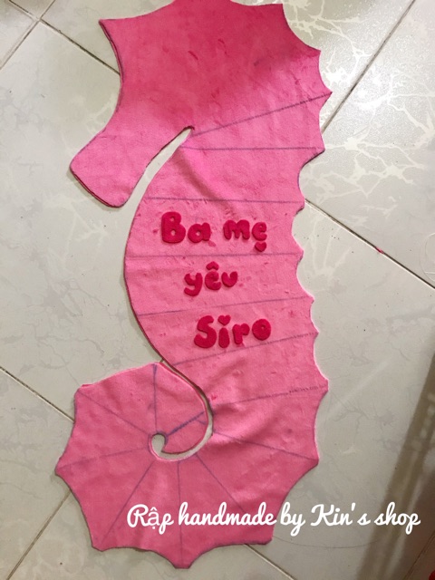 Vải lông nhung và bông gòn làm thú bông handmade