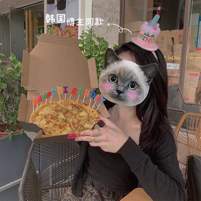 Băng Đô Hình Bánh Sinh Nhật ,Xược Hình Bánh Sinh Nhật Cute.