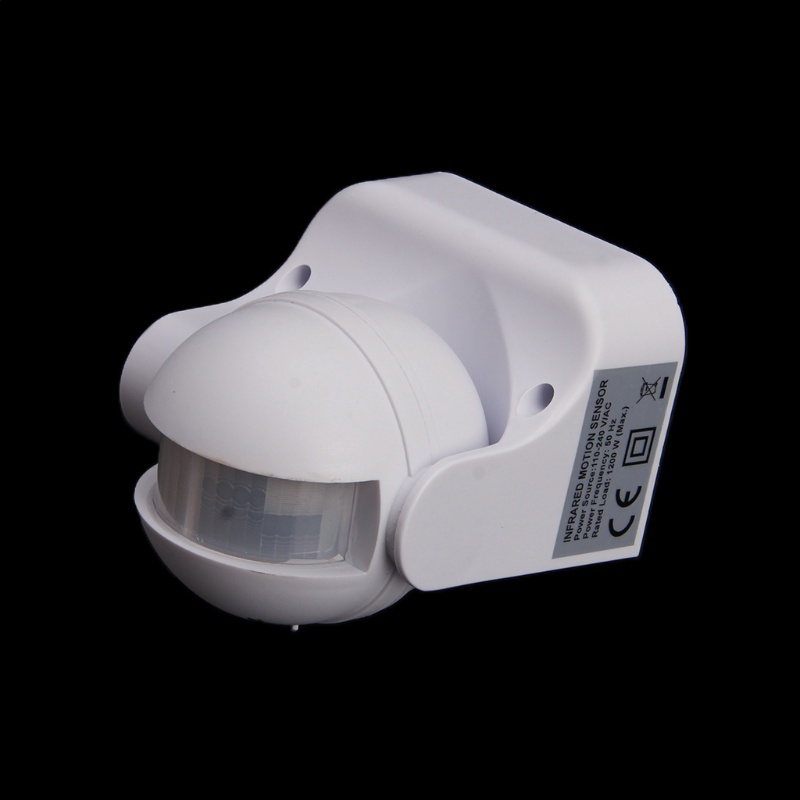 Ở Lại 110-240V 180° Cảm Biến Chuyển Động Hồng Ngoại IP44