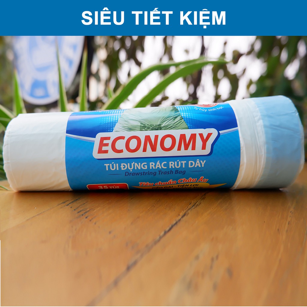 [SIÊU RẺ] Túi đựng rác Economy Vipaco 33L