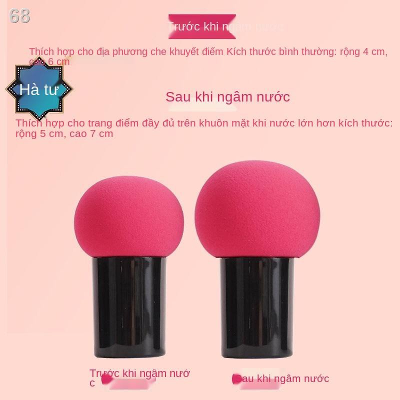 Nấm Head air cushion phấn nén trang điểm đầu tròn quả trứng bọt biển bóng bầu làm đẹp ướt và dụng cụ bông khôC