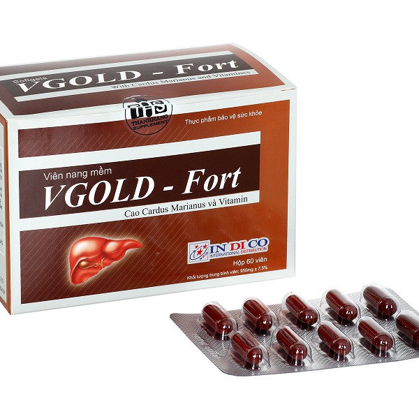 Thực phẩm bổ gan Vgold Fort