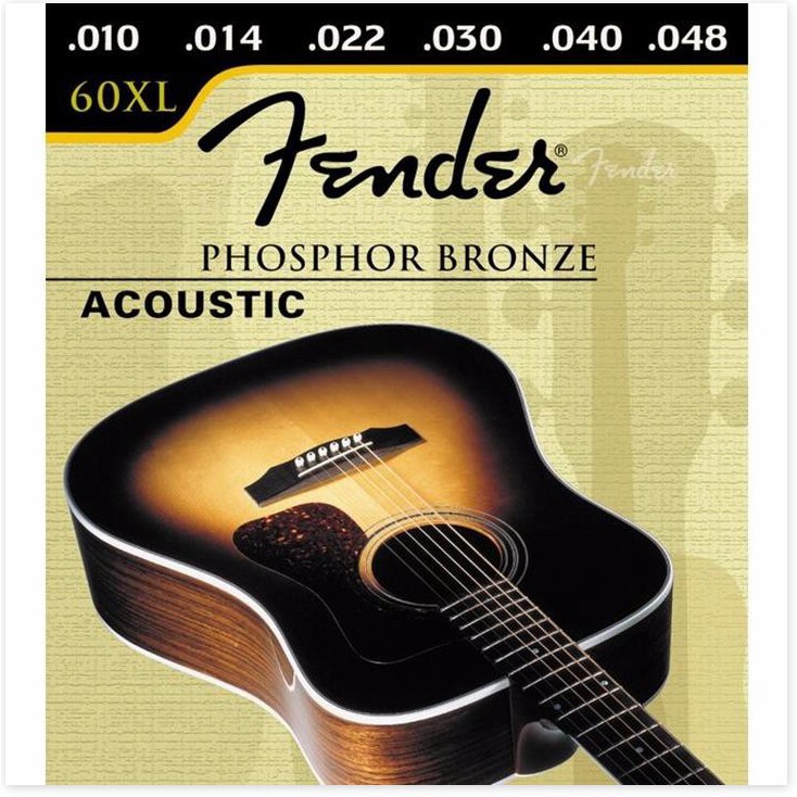 Dây Gutiar Acoustic Fender 60CL ( Đồng mạ Phosphor )