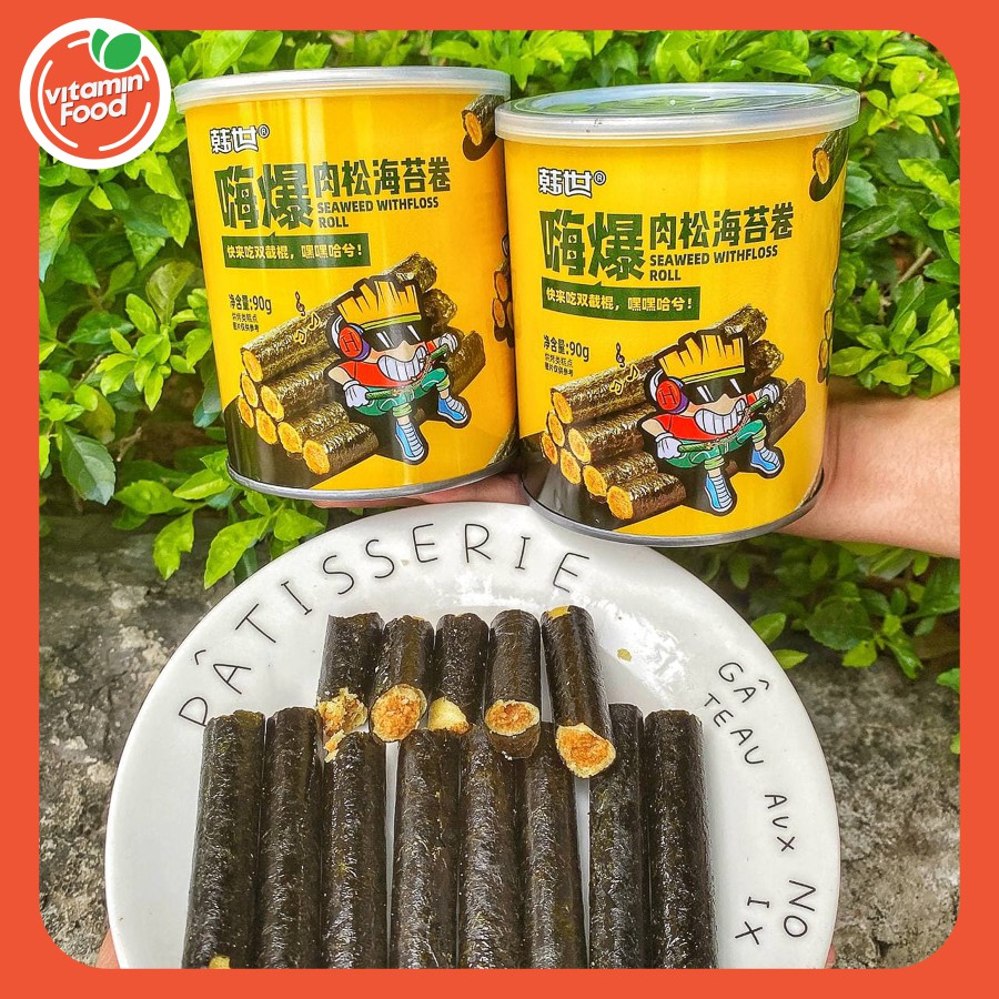 Snack Rong Biển Cuộn Chà Bông Trứng Muối | Vitamin Food | BigBuy360 - bigbuy360.vn