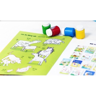 SÁCH - Tô màu bóc dán ( NHIỀU CHỦ ĐỀ )