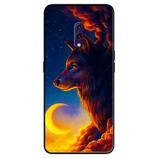Ốp Lưng Oppo K3/ Realme X - Sói Và Mặt Trăng