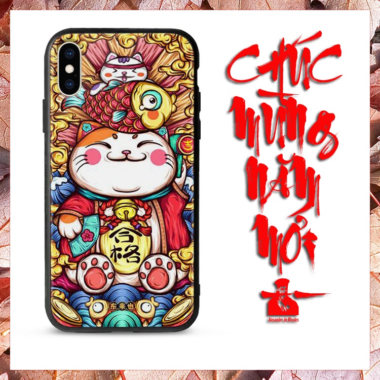 Ốp ĐT Độc Lạ Iphone 13 Hình Mèo Thần Tài MYCASE Cho IP 5 - 12Promax